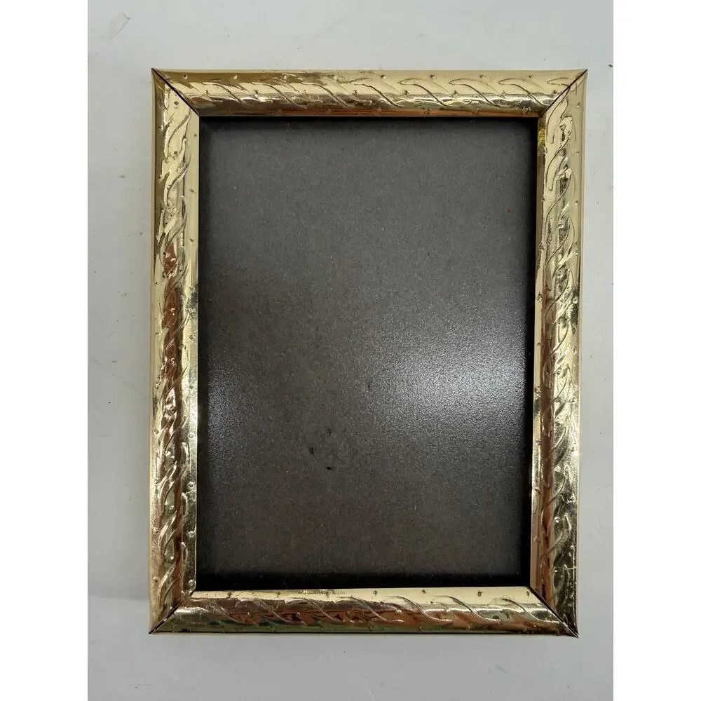Mixed Metal Picture Frames Lot Folding Double 5x7 4x6 3x5 Gold Silver Tabletop
